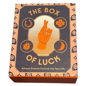 The Box of Luck‎ 60 Cards Attract Greater Fortune Into Your Life Oracle Deck